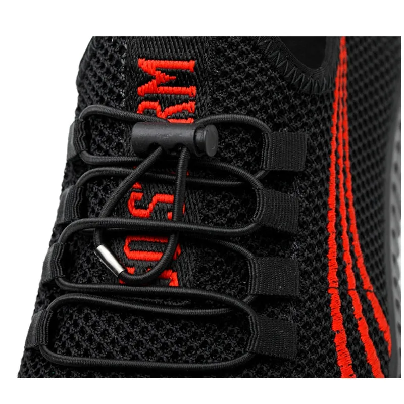 Summer Indestructible Ryder Shoes Men Steel Toe Cap Breathable Work Safety Shoes Puncture-Proof Boots Male Lightweight Sneakers