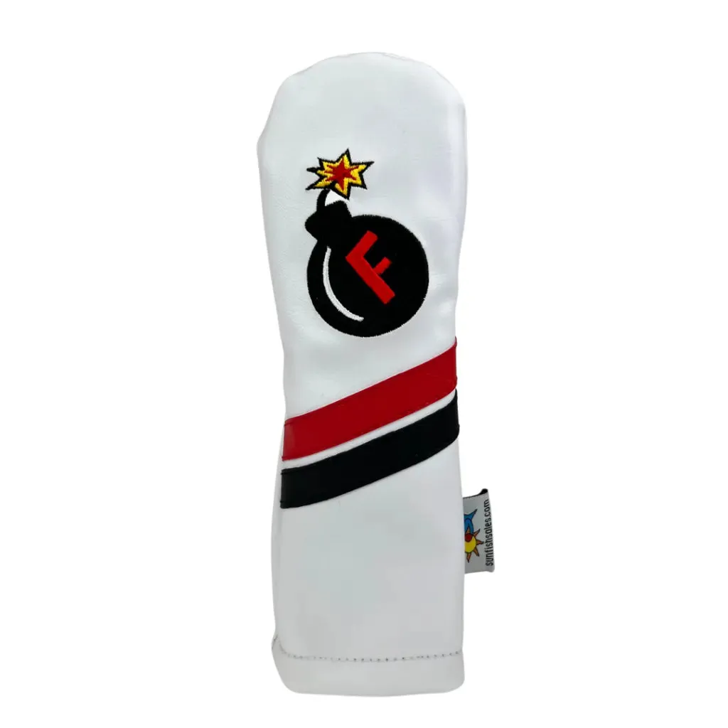 Sunfish: Duraleather Headcover (Driver, Fairway, Hybrid, or Set) - F BOMB