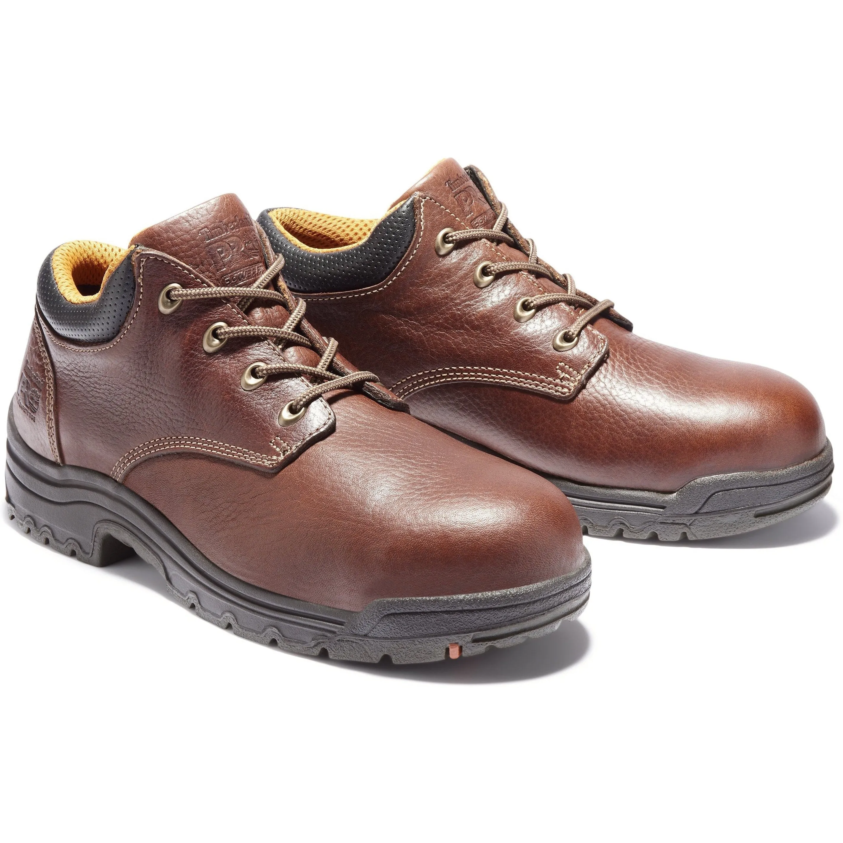 Timberland PRO Men's TiTAN Oxford Alloy Toe Work Shoe Brown TB147028210