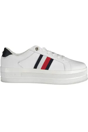 Tommy Hilfiger White Polyethylene Dame Sneakers