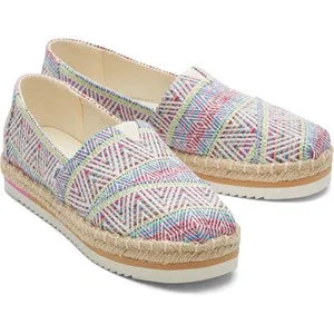 Toms Alpargata Platform Rope Shoes