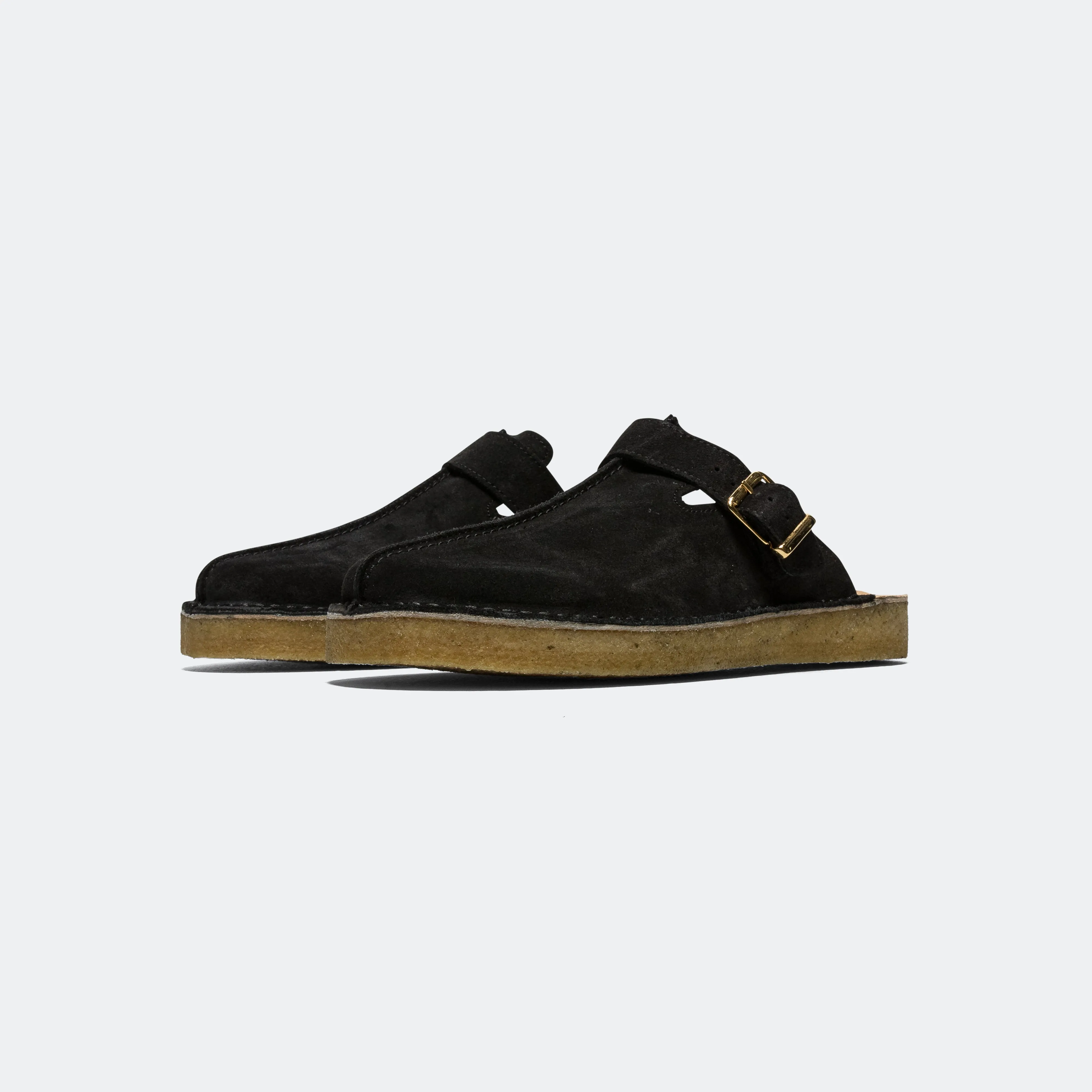 Trek Mule - Black Suede