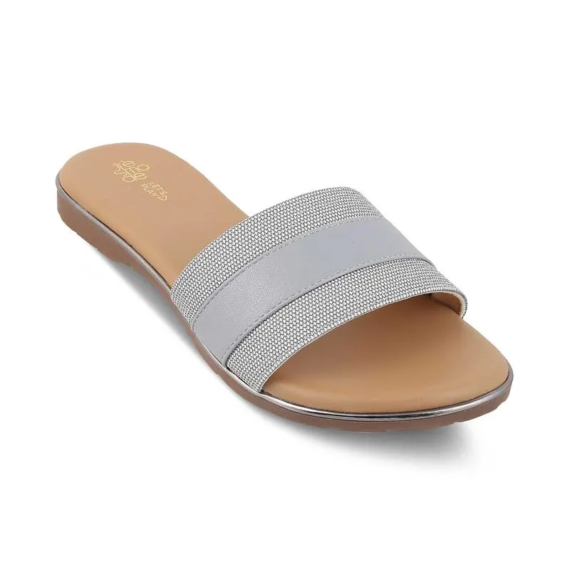 tresmode 239-ALBURY GREY SMART CASUAL FLATS EU/38 UK/5