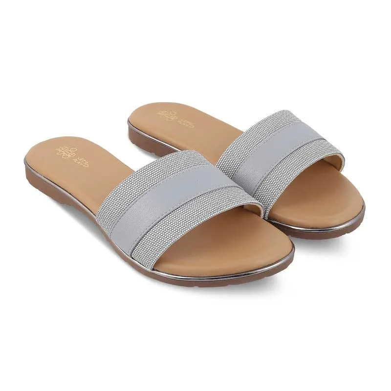 tresmode 239-ALBURY GREY SMART CASUAL FLATS EU/38 UK/5