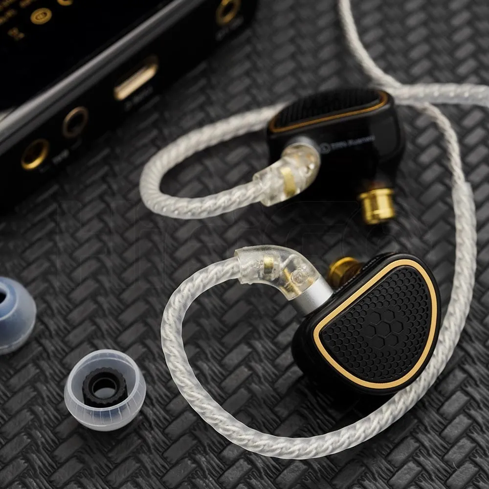 TRN Xuanwu 10mm Square Planar Driver   1BA Hybrid In-Ear Monitors IEMs