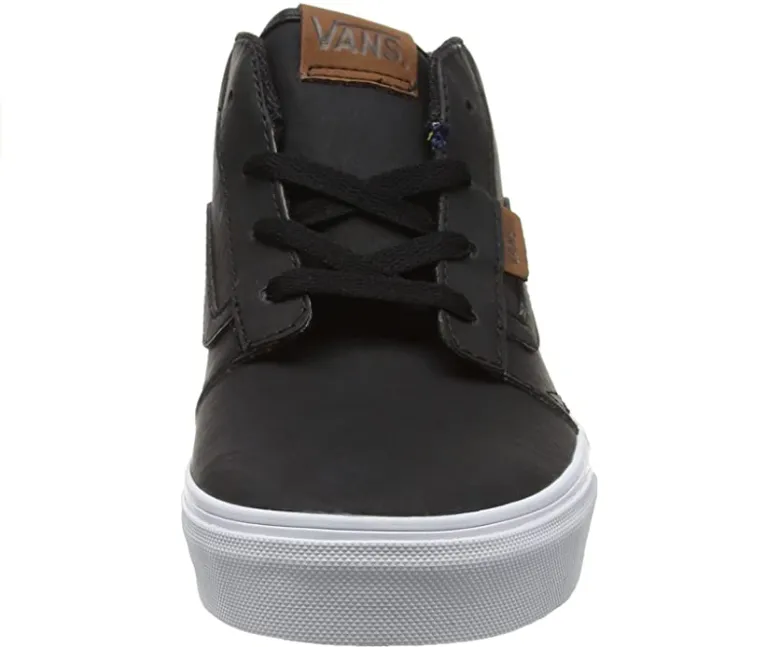 Vans scarpa sneakers da ragazzi Chapman Mid VN0A38J4K55 nero-bianco