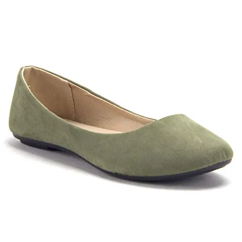 Women's Demi-01 Classic Round Toe Slip On Ballet Flats Shoes