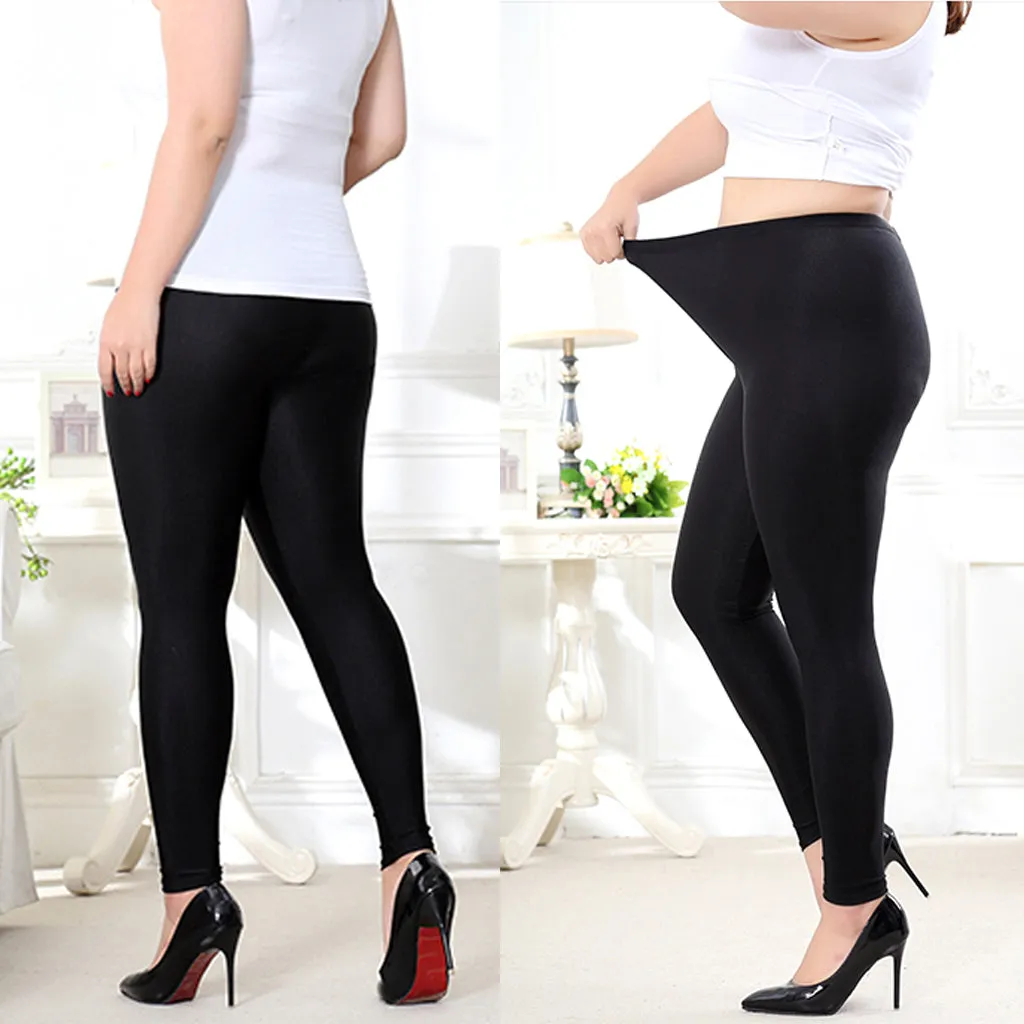 women's leggings casual leggings  high stretch  pants Plus-Size Stretch  Leggings