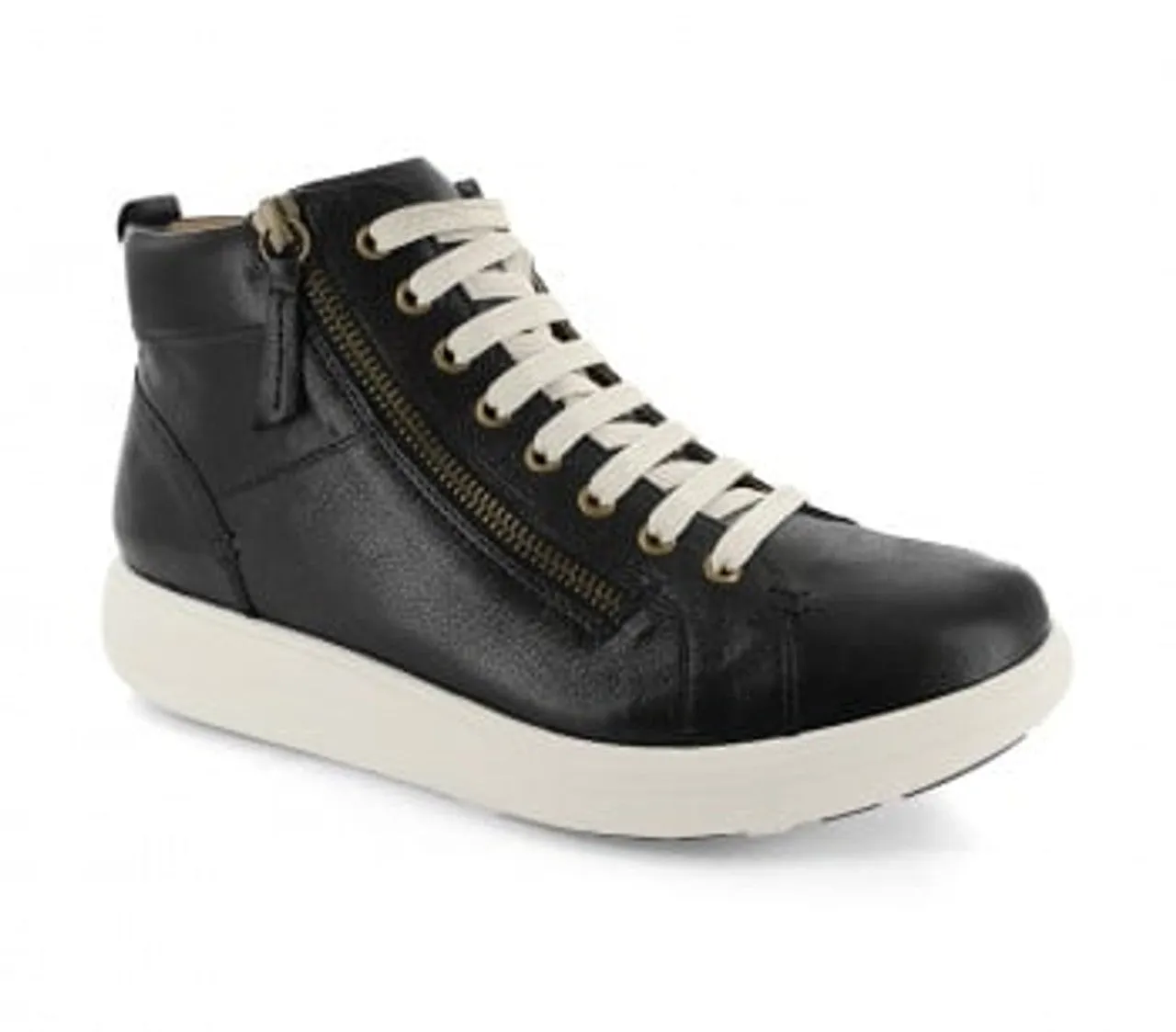 Women's Strive Footwear | Kensington High Top Sneaker Boot | Black